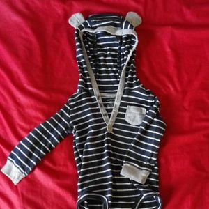 Long Sleeve hooded Boys Onesie